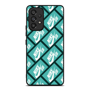 NIKE SB SKATEBOARD BOX PATTERN TURQUOISE Samsung Galaxy A53 Case Cover