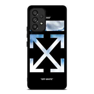 OFF WHITE SKY BLUE Samsung Galaxy A53 Case Cover
