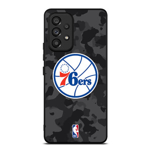 PHILADELPHIA 76ERS BLACK CAMO Samsung Galaxy A53 Case Cover