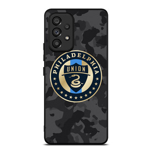 PHILADELPHIA UNION MLS BLACK CAMO Samsung Galaxy A53 Case Cover