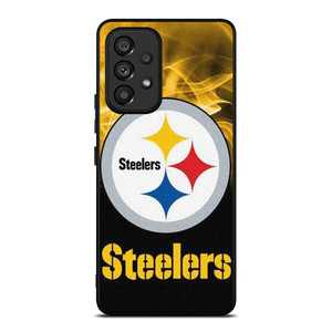 PITTSBURGH STEELERS NFL FIRE Samsung Galaxy A53 Case Cover