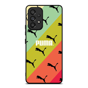 PUMA LOGO STRIPE PATTERN Samsung Galaxy A53 Case Cover