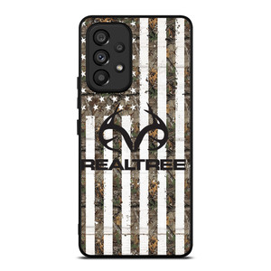 REALTREE AMERICAN FLAG LOGO Samsung Galaxy A53 Case Cover