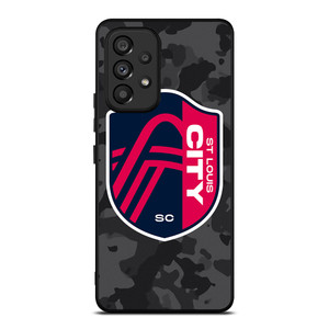 SAINT LOUIS CITY MLS BLACK CAMO Samsung Galaxy A53 Case Cover
