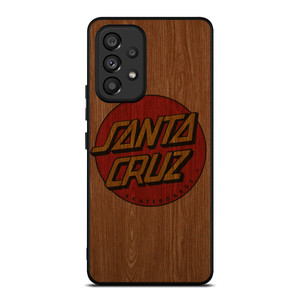 SANTA CRUZ SKATEBOARD WOODEN LOGO Samsung Galaxy A53 Case Cover