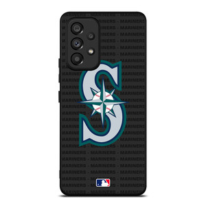 SEATTLE MARINERS BASEBALL BLACK Samsung Galaxy A53 Case Cover