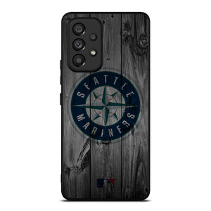SEATTLE MARINERS BASEBALL MLB WOOD LOGO Samsung Galaxy A53 Case Cover SEATTLE MARINERS BASEBALL MLB WOOD LOGO Samsung Galaxy A53 Case Cover