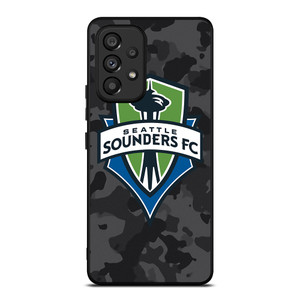 SEATTLE SOUNDERS FC MLS BLACK CAMO Samsung Galaxy A53 Case Cover