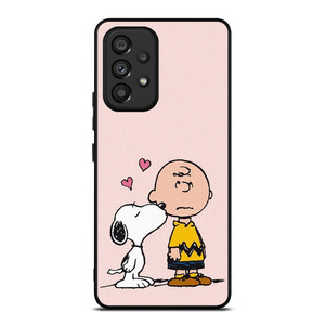 SNOOPY CHARLIE BROWN LOVE Samsung Galaxy A53 Case Cover