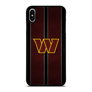 WASHINGTON COMMANDERS NFL METAL STRIPE iPhone XS Max Case Cover WASHINGTON COMMANDERS NFL METAL STRIPE iPhone XS Max Case Cover