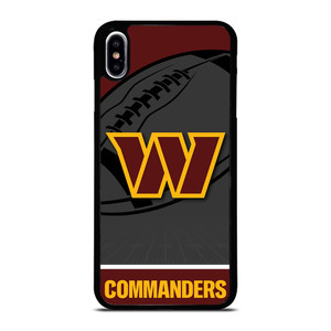WASHINGTON COMMANDERS NFL TEAM iPhone XS Max Case Cover
