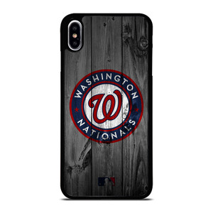 WASHINGTON NATIONALS BASEBALL MLB WOOD LOGO iPhone XS Max Case Cover