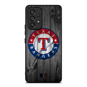 TEXAS RANGERS BASEBALL MLB WOOD LOGO Samsung Galaxy A53 Case Cover