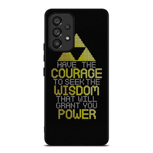 TRIFORCE ZELDA QUOTES Samsung Galaxy A53 Case Cover