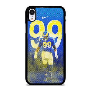 AARON DONALD 99 LOS ANGELES RAMS NFL FOOTBALL iPhone XR Case Cover AARON DONALD 99 LOS ANGELES RAMS NFL FOOTBALL iPhone XR Case Cover