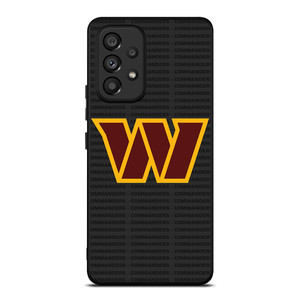 WASHINGTON COMMANDERS FOOTBALL TEXT Samsung Galaxy A53 Case Cover
