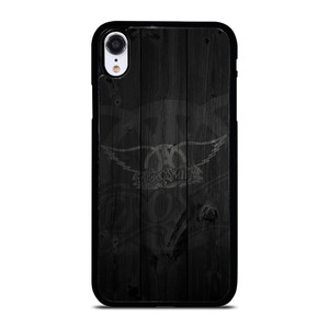 AEROSMITH ROCK BAND WOODEN LOGO iPhone XR Case Cover AEROSMITH ROCK BAND WOODEN LOGO iPhone XR Case Cover