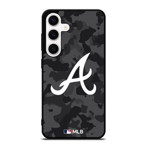 ATLANTA BRAVES BASEBALL BLACK CAMO Samsung Galaxy S24 Case Cover ATLANTA BRAVES BASEBALL BLACK CAMO Samsung Galaxy S24 Case Cover
