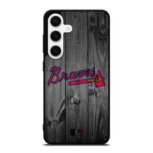 ATLANTA BRAVES BASEBALL MLB WOOD LOGO Samsung Galaxy S24 Case Cover ATLANTA BRAVES BASEBALL MLB WOOD LOGO Samsung Galaxy S24 Case Cover