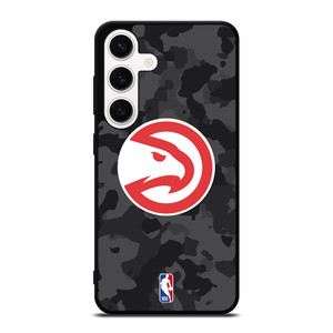 ATLANTA HAWKS BLACK CAMO Samsung Galaxy S24 Case Cover