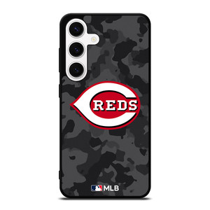 CINCINNATI REDS BASEBALL BLACK CAMO Samsung Galaxy S24 Case Cover CINCINNATI REDS BASEBALL BLACK CAMO Samsung Galaxy S24 Case Cover