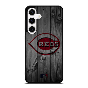 CINCINNATI REDS BASEBALL MLB WOOD LOGO Samsung Galaxy S24 Case Cover CINCINNATI REDS BASEBALL MLB WOOD LOGO Samsung Galaxy S24 Case Cover