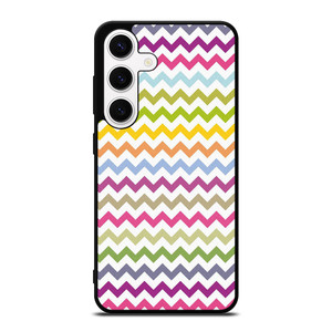 CUTE CHEVRON COLORFUL Samsung Galaxy S24 Case Cover