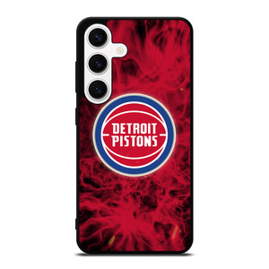DETROIT PISTONS BASKETBALL NBA FIRE Samsung Galaxy S24 Case Cover