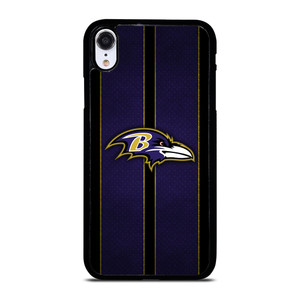 BALTIMORE RAVENS NFL METAL STRIPE iPhone XR Case Cover BALTIMORE RAVENS NFL METAL STRIPE iPhone XR Case Cover