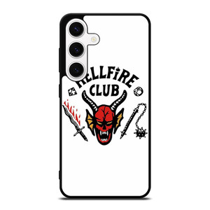 HELLFIRE CLUB STRANGER THING WHITE Samsung Galaxy S24 Case Cover