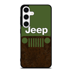 JEEP GREEN RUSTY LOGO Samsung Galaxy S24 Case Cover