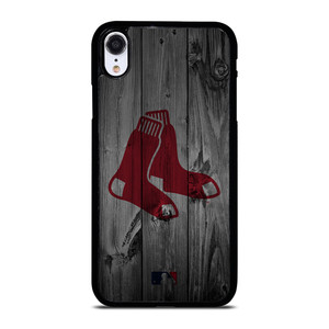 BOSTON RED SOX BASEBALL MLB WOOD LOGO iPhone XR Case Cover