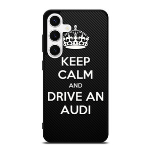 KEEP CALM AND DRIVE AUDI CARBON Samsung Galaxy S24 Case Cover KEEP CALM AND DRIVE AUDI CARBON Samsung Galaxy S24 Case Cover
