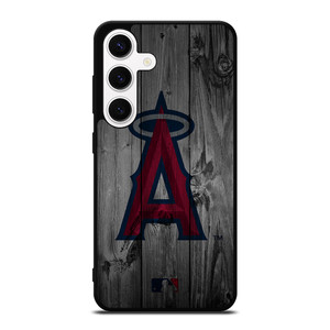 LOS ANGELES ANGELS BASEBALL MLB WOOD LOGO Samsung Galaxy S24 Case Cover