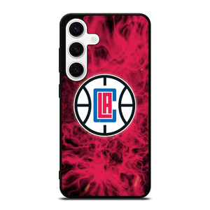 LOS ANGELES CLIPPERS BASKETBALL NBA FIRE Samsung Galaxy S24 Case Cover