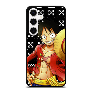 LUFFY OFF WHITE 2 Samsung Galaxy S24 Case Cover