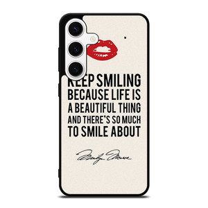 MARILYN MONROE QUOTES Samsung Galaxy S24 Case Cover