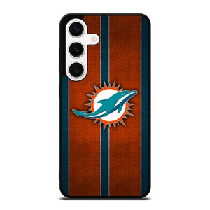 MIAMI DOPHINS NFL METAL STRIPE Samsung Galaxy S24 Case Cover