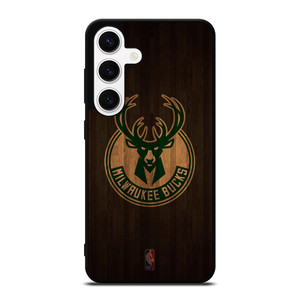 MILWAUKEE BUCKS BASKETBALL COURT NBA Samsung Galaxy S24 Case Cover