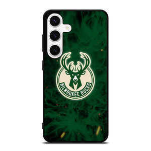 MILWAUKEE BUCKS BASKETBALL NBA FIRE Samsung Galaxy S24 Case Cover