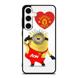 MINIONS LOVE MANCHESTER UNITED Samsung Galaxy S24 Case Cover MINIONS LOVE MANCHESTER UNITED Samsung Galaxy S24 Case Cover