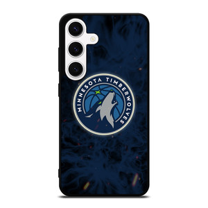 MINNESOTA TIMBERWOLVES BASKETBALL NBA FIRE Samsung Galaxy S24 Case Cover