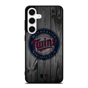 MINNESOTA TWINS BASEBALL MLB WOOD LOGO Samsung Galaxy S24 Case Cover