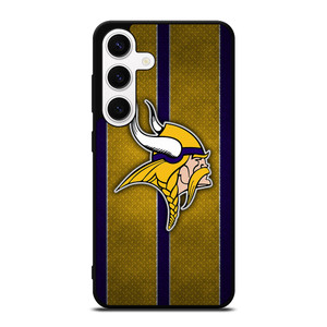 MINNESOTA VIKINGS NFL METAL STRIPE Samsung Galaxy S24 Case Cover