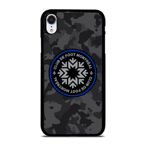 CF MONTREAL MLS BLACK CAMO iPhone XR Case Cover CF MONTREAL MLS BLACK CAMO iPhone XR Case Cover