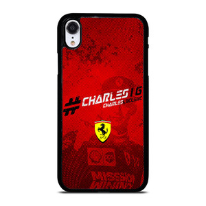 CHARLES LECLERC FERRARI FORMULA ONE F1 RACING 5 iPhone XR Case Cover