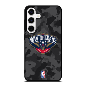 NEW ORLEANS PELICANS BLACK CAMO Samsung Galaxy S24 Case Cover