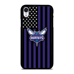 CHARLOTTE HORNETS NBA USA FLAG iPhone XR Case Cover