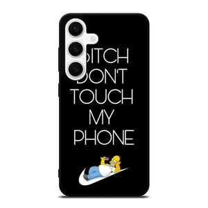 NIKE HOMER SIMPSON DONT TOUCH MY PHONE Samsung Galaxy S24 Case Cover