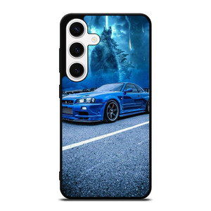 NISSAN GTR GODZILLA BLUE 2 Samsung Galaxy S24 Case Cover